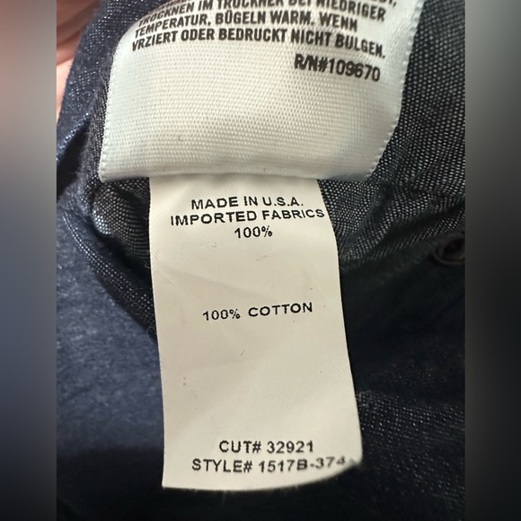 Citizens of Humanity Annaika Dark Wash Denim Jumpsuit Size medium - Picture 9 of 9